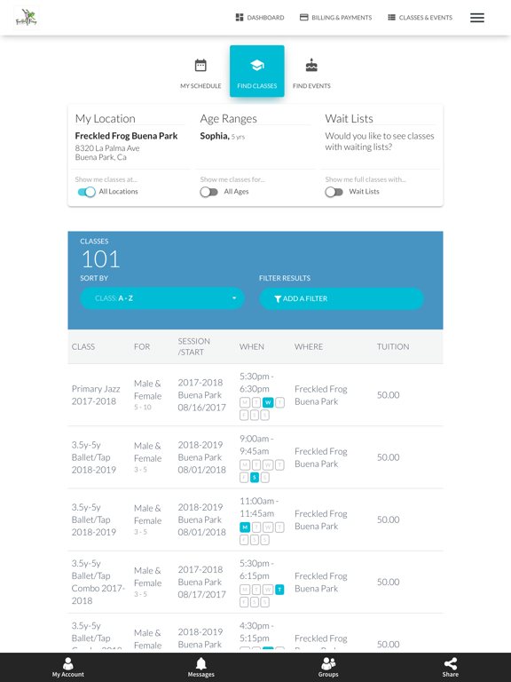 Screenshot #5 pour Freckled Frog Learning Center