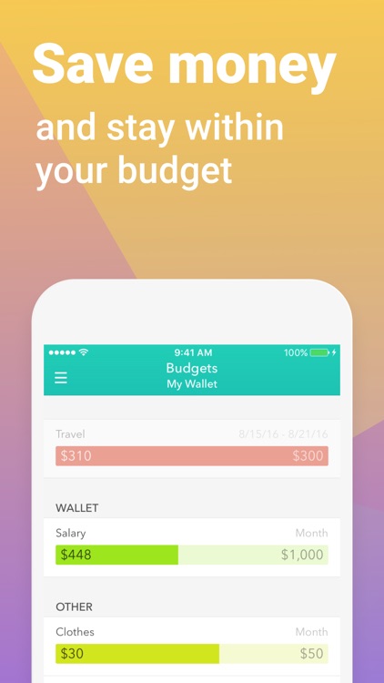 Moneon – My budget & expenses screenshot-3