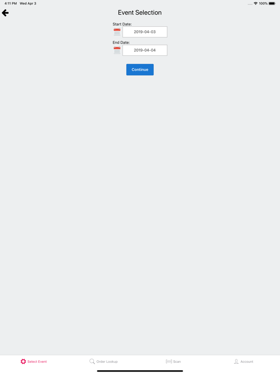Tix - TixScan iPad screenshot 3 - Business app