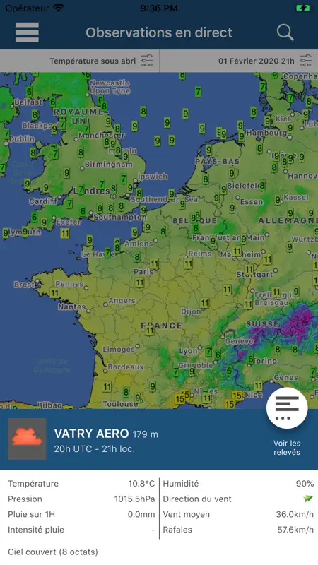 Infoclimat screenshot 6 of 10