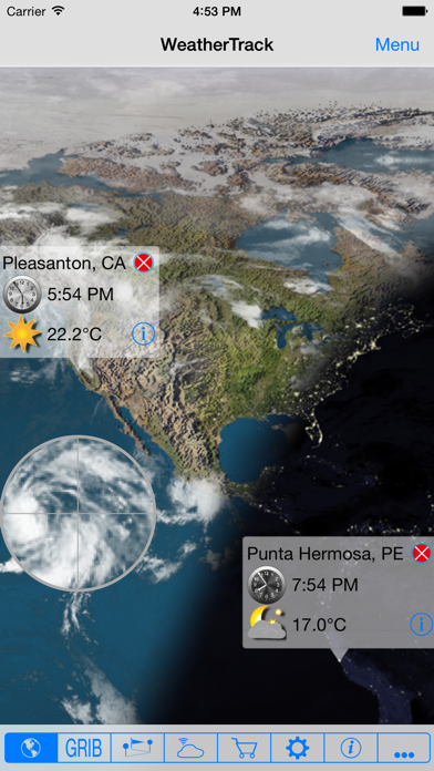 WeatherTrack GRIB screenshot1