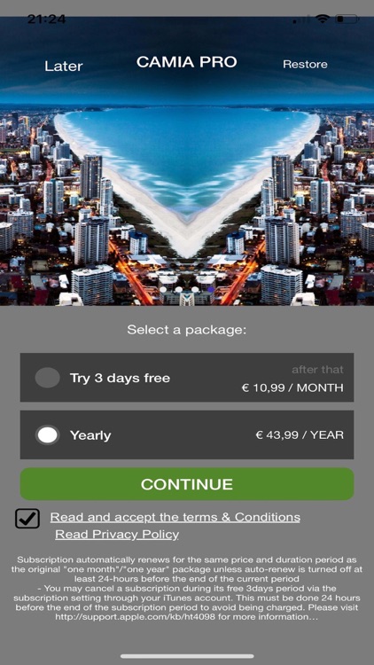 Snell: Reverse camera filter