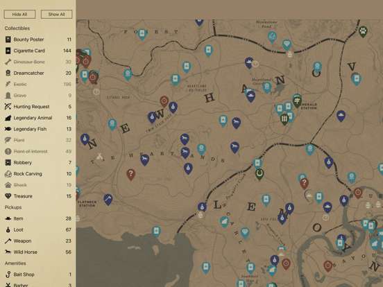 Unofficial Map for RDR2のおすすめ画像2