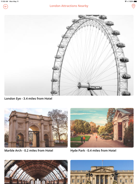 The Prince Akatoki London iPad screenshot 4 - Travel app