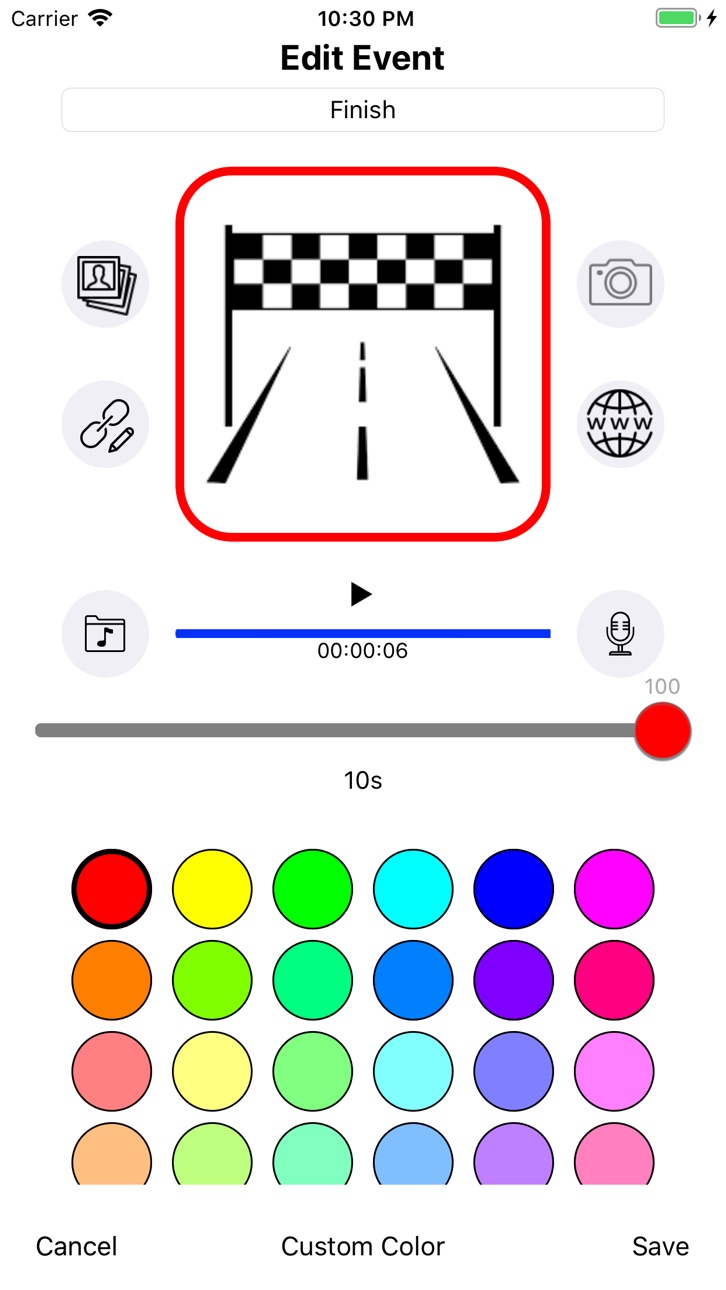 iPhone screenshot
