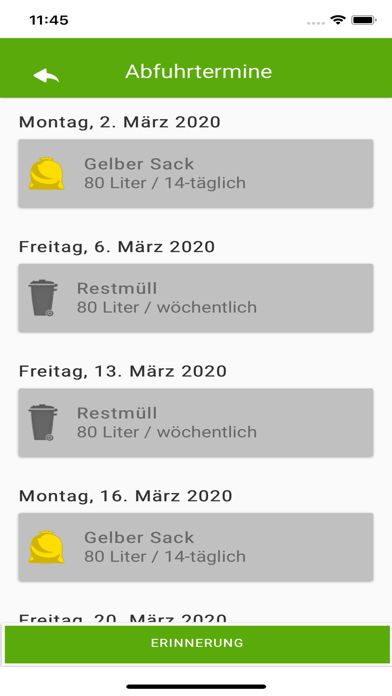 Entsorgung Herne Screenshot