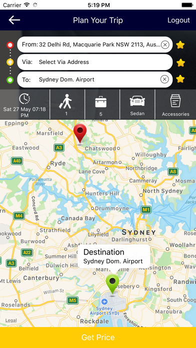 How to cancel & delete Towncars Pre-book from iphone & ipad 1