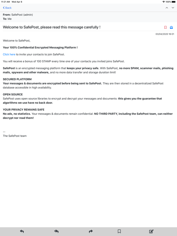 Screenshot #6 pour SafePost