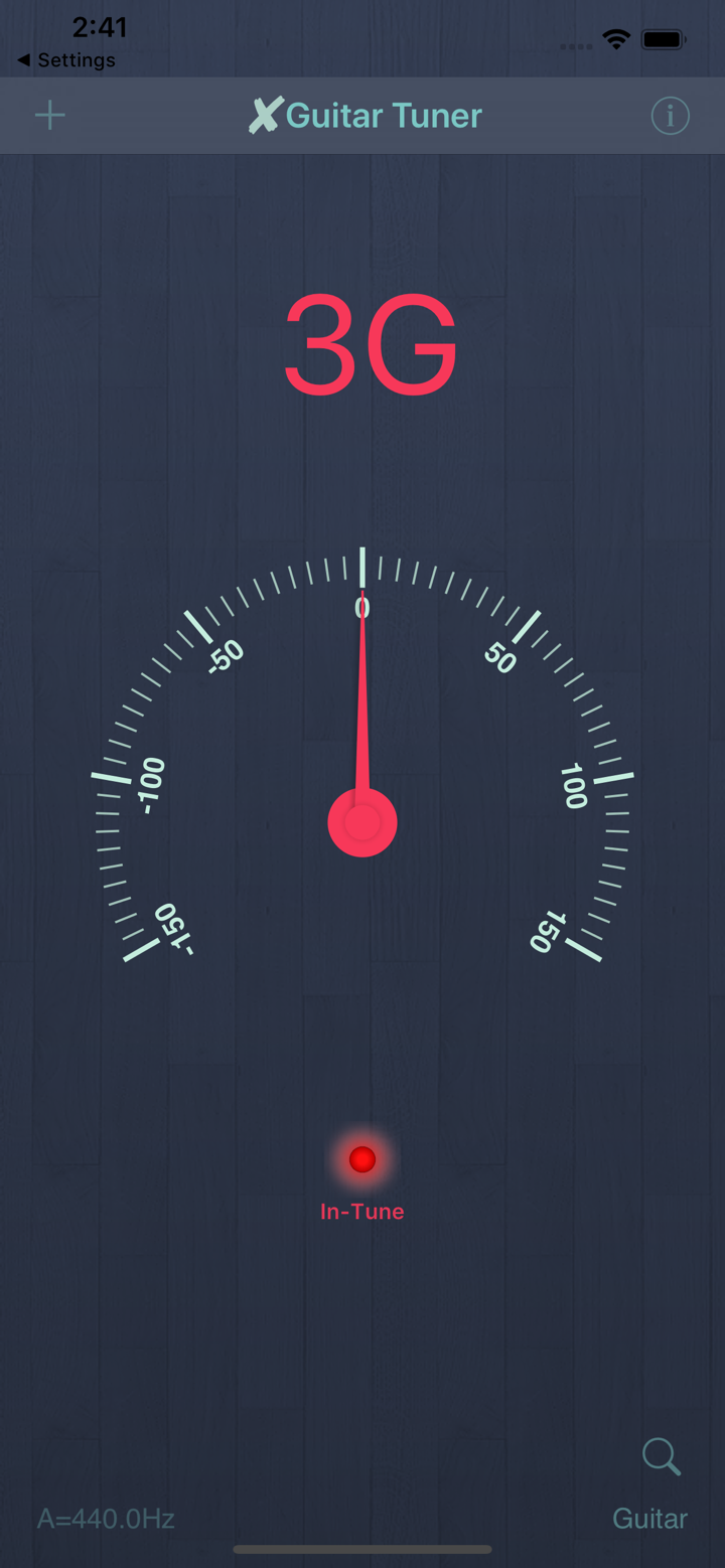 X Guitar Tuner Pro screenshot 1