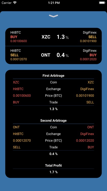 ArbiTraders Crypto Arbitrages screenshot-3
