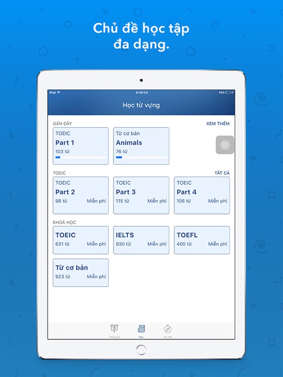 Screenshot #6 pour Hoc Tu Vung & Toeic