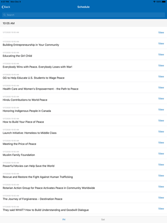 Screenshot #6 pour Rotary World Peace Conference