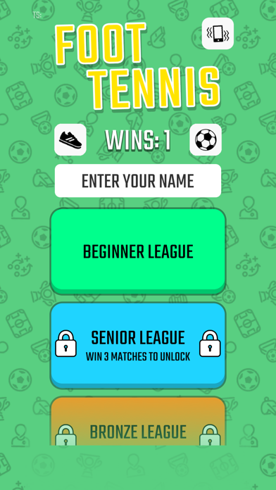 Foot Tennis 3D Screenshot