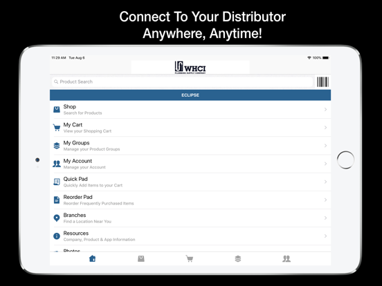 Screenshot #4 pour WHCI Plumbing Supply OE Touch
