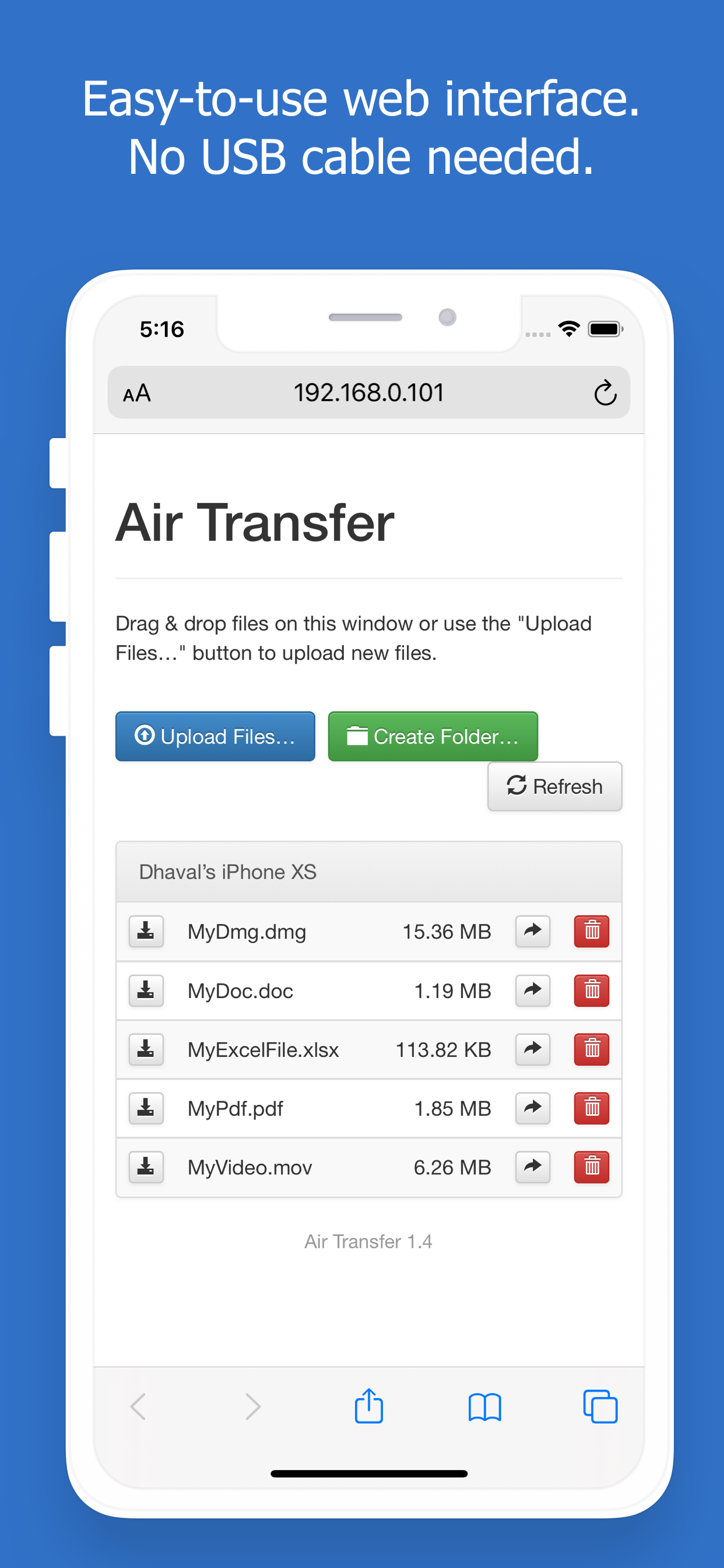 Air Transfer : File Manager screenshot 3