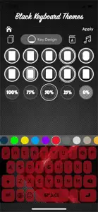 Black Keyboard & Key Themes screenshot #2 for iPhone