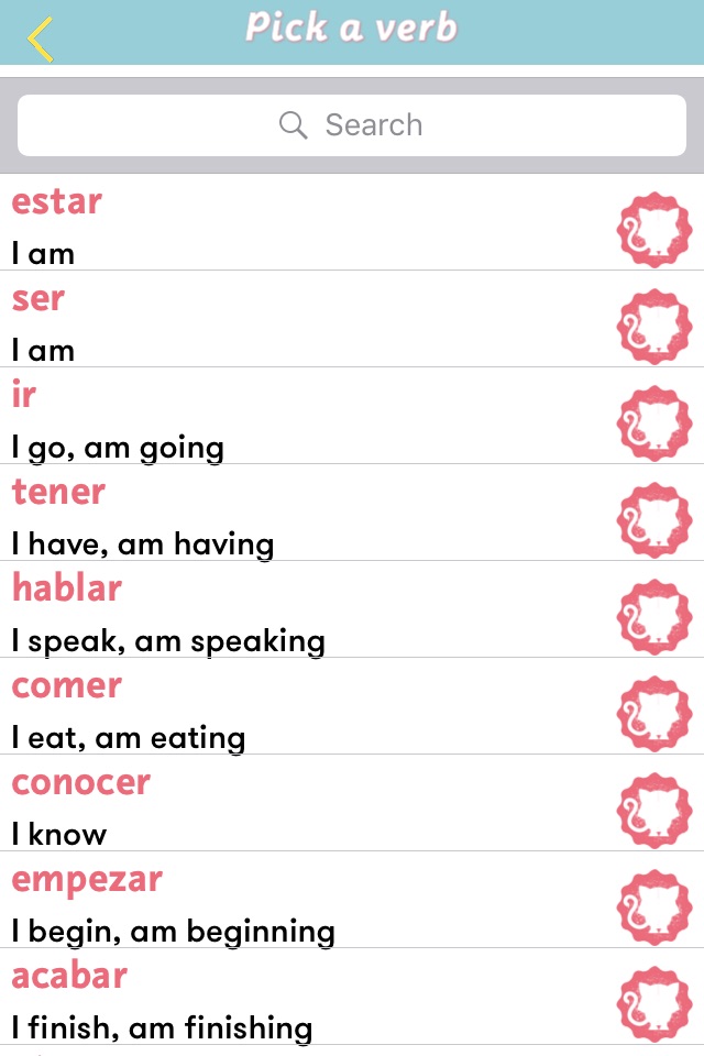 CatsAndVerbs: Spanish verbs screenshot 3