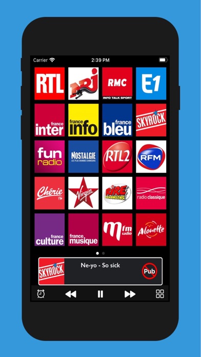Screenshot #1 pour Radios FM: Top France