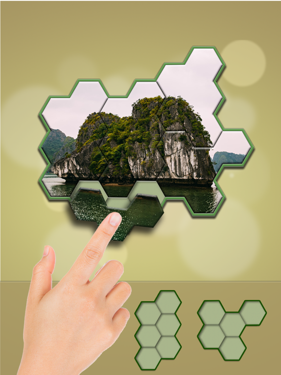Jigsaw Hexa Block iPad screenshot