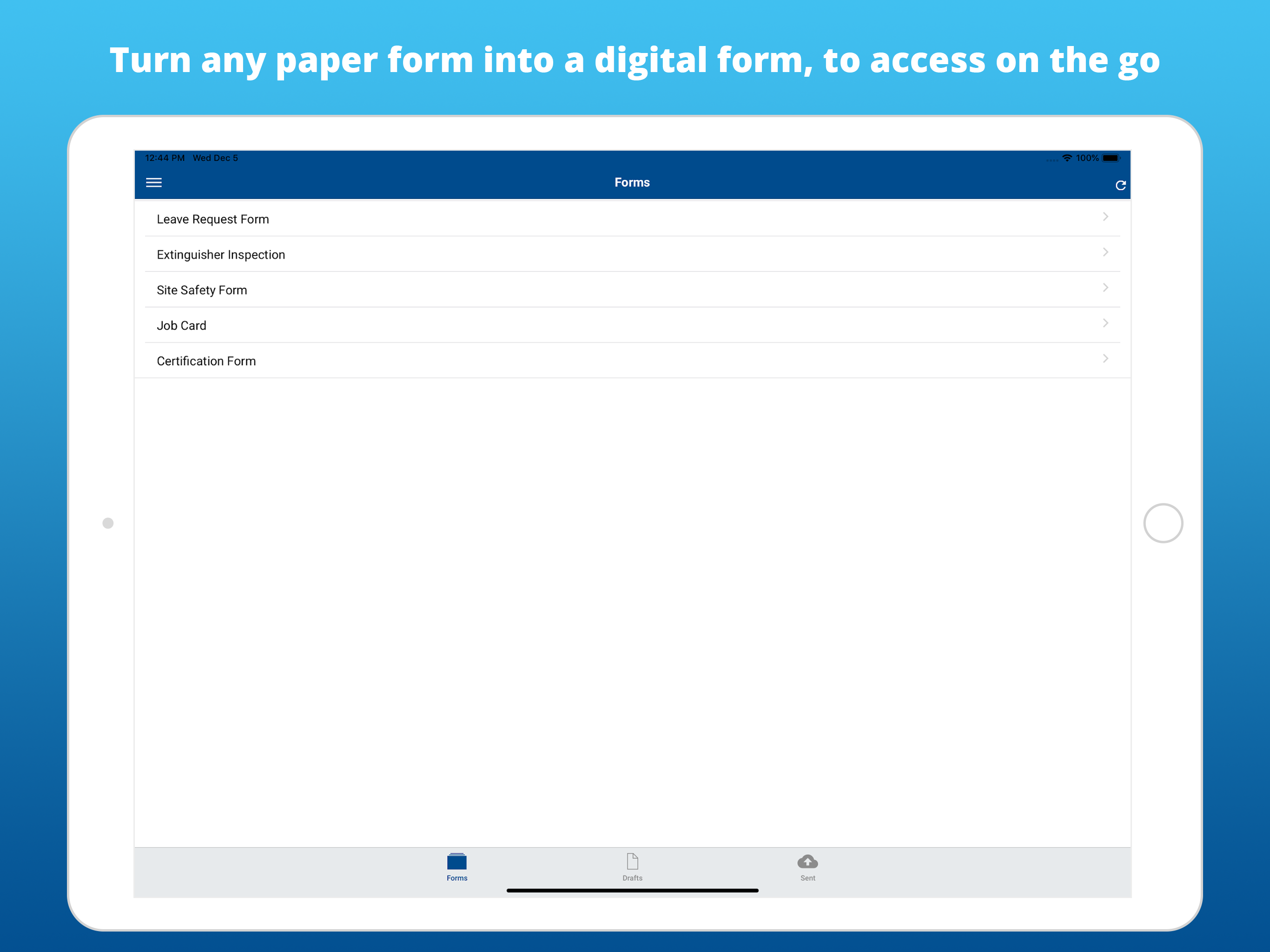 simPRO eForms screenshot 7