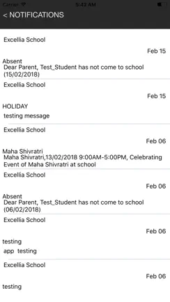 Excellia School App iPhone image 2