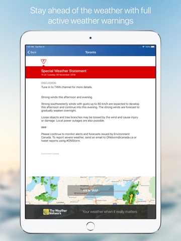 The Weather Network for iPadのおすすめ画像4