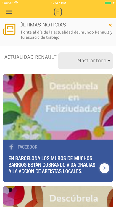 Espacio Empleados Renault Screenshot