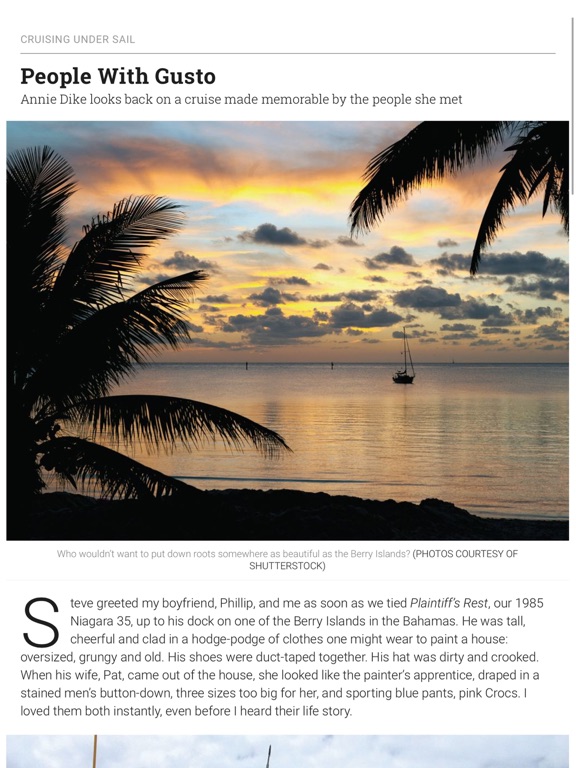 SAIL Mag iPad screenshot 5 - Lifestyle app