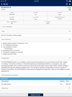 ST Voltage Regulators Finder screenshot 8