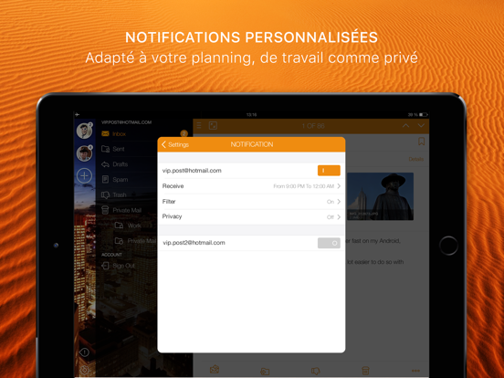 Screenshot #6 pour Premium email app pour Hotmail