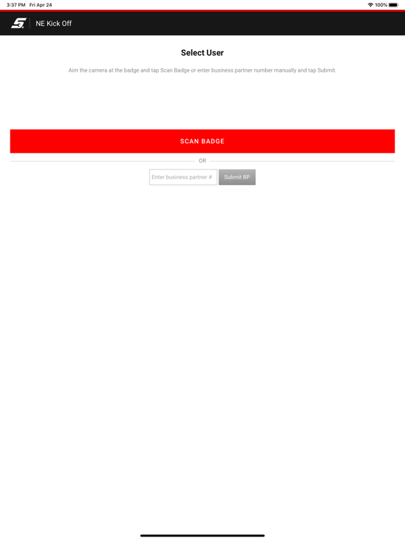 Snap-on Scan Order iPad screenshot 2 - Business app