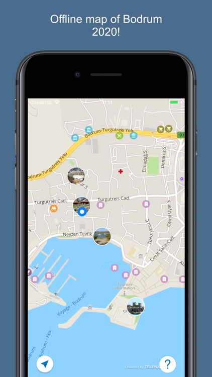 Bodrum 2020 — offline map
