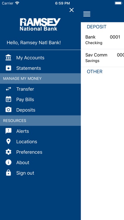 Ramsey Mobile Banking