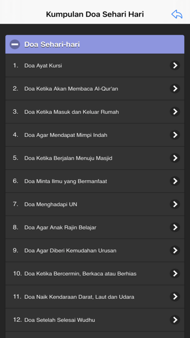 Screenshot #2 pour Kumpulan Doa Sehari Hari