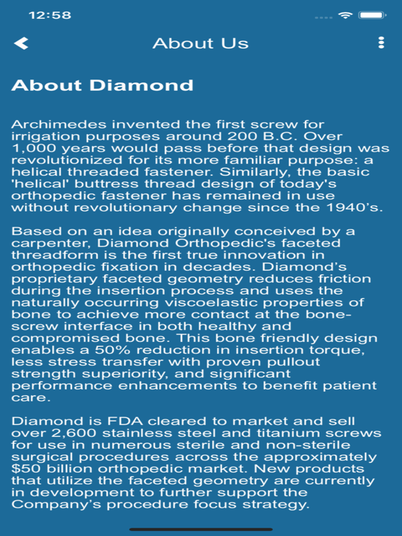 Screenshot #6 pour Diamond Orthopedic