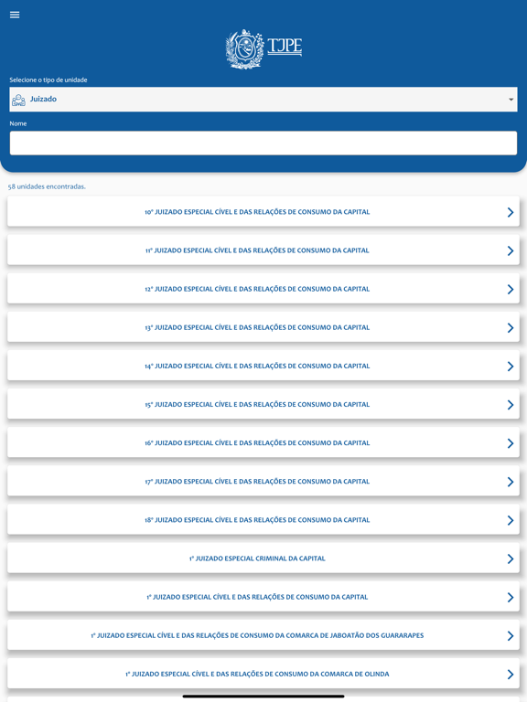 TJPE Atende iPad screenshot 4 - Productivity app