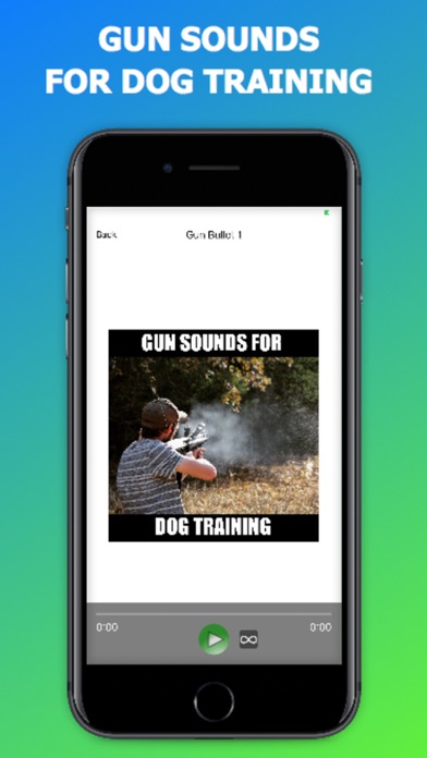 Gun Sounds for Dog Training screenshot 1
