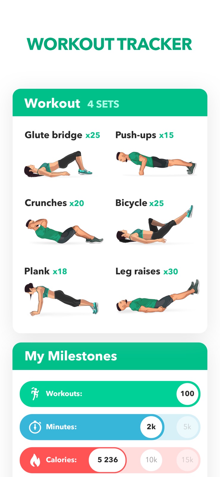 Home Fitness Workout by GetFit iphone screenshot 1