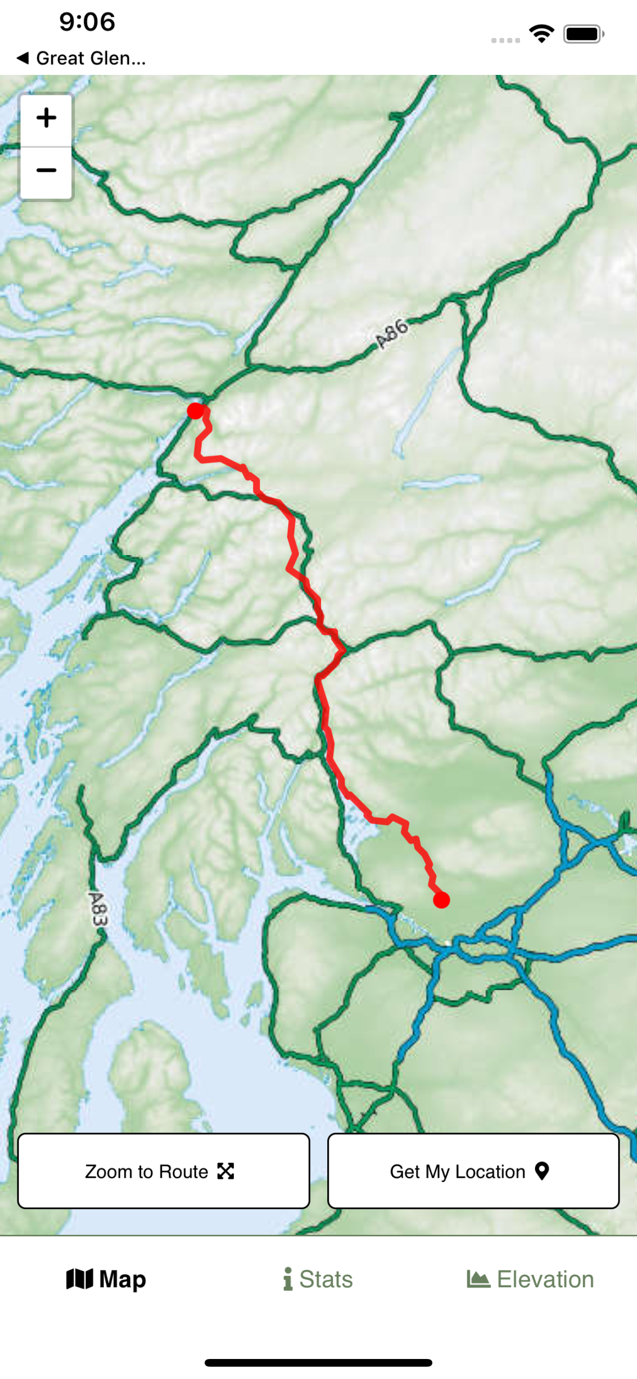 West Highland Way Map