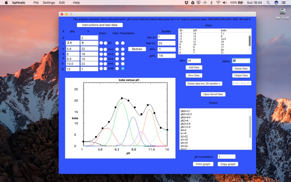 #1. kpHcalc (macOS) 由: JPG Malthouse