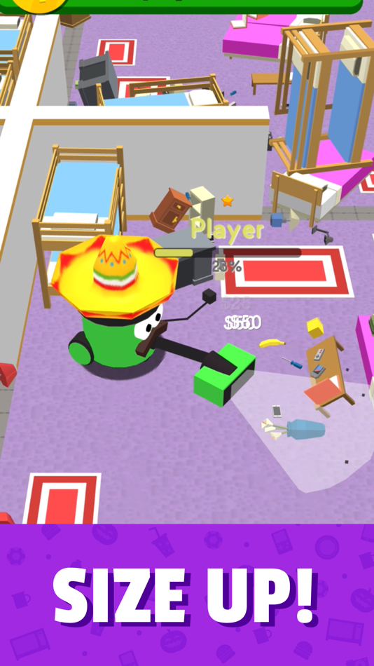 #2. Clean Up 3D (iOS) Podle: Kwalee Ltd