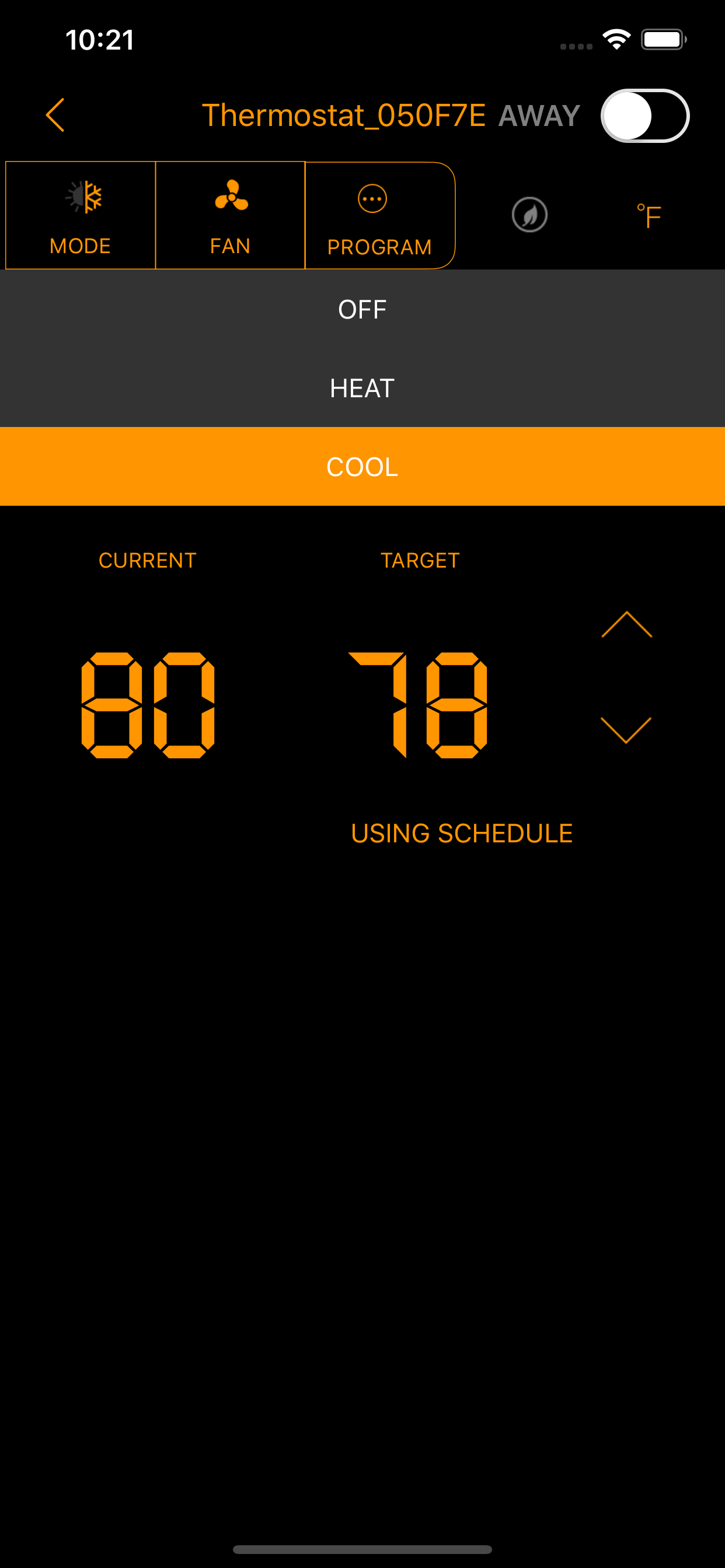 Cürv Thermostat