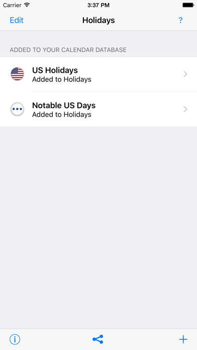How to cancel & delete US Holidays - cals with flags from iphone & ipad 4