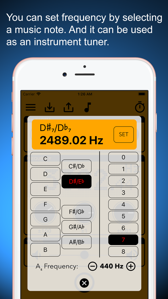 #3. Tone Generator EX (iOS) 由: An-Che Lee