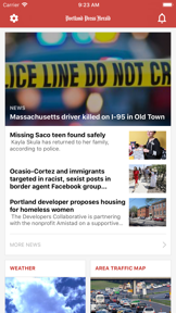 Press Herald Headlines screenshot
