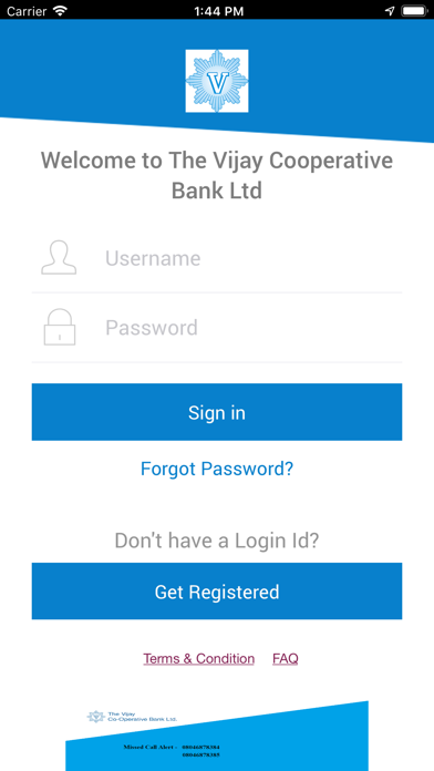 The Vijay Cooperative Bank Ltd Screenshot