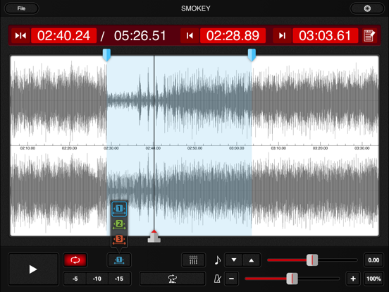 mimiCopy - Slow Down Player iPad screenshot 3 - Music app