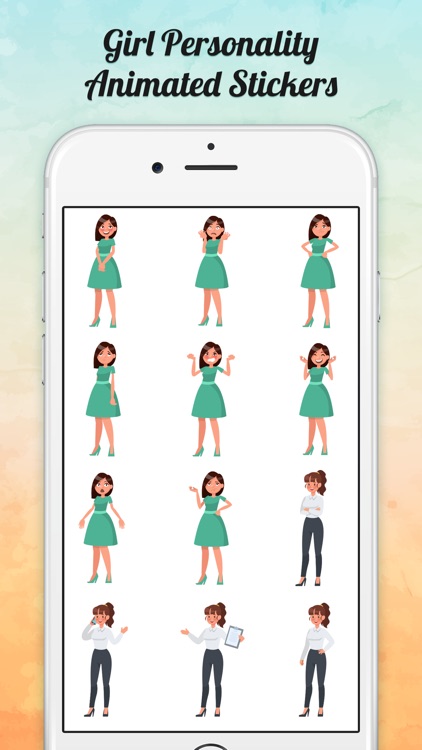 Women Personality Stickers