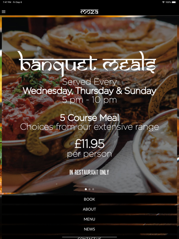 Screenshot #4 pour Moza Indian Restaurant