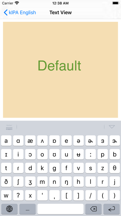 kIPA English - Keyboard screenshot 3